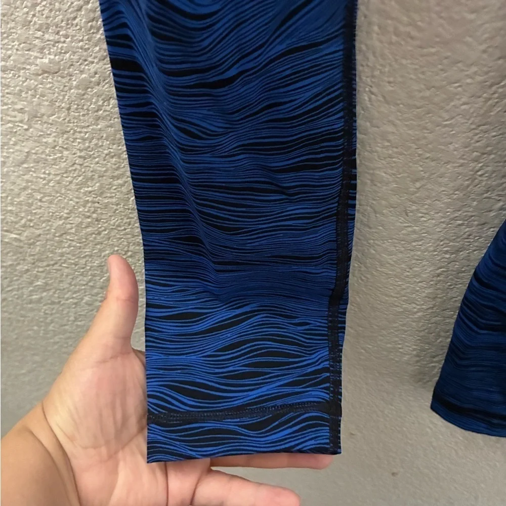 Lululemon High Times Pant Full-On Luxtreme Blue Black Zebra 4